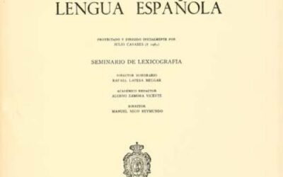 Cilengua se encarga de la redacción del Diccionario Histórico de la Real Academia de la Lengua Española