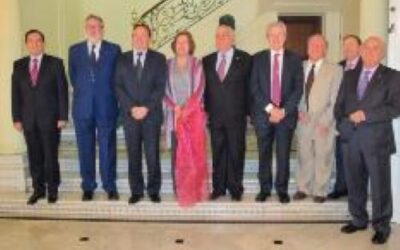 La Biblia de San Millán  en la visita de Pedro Sanz a Chile