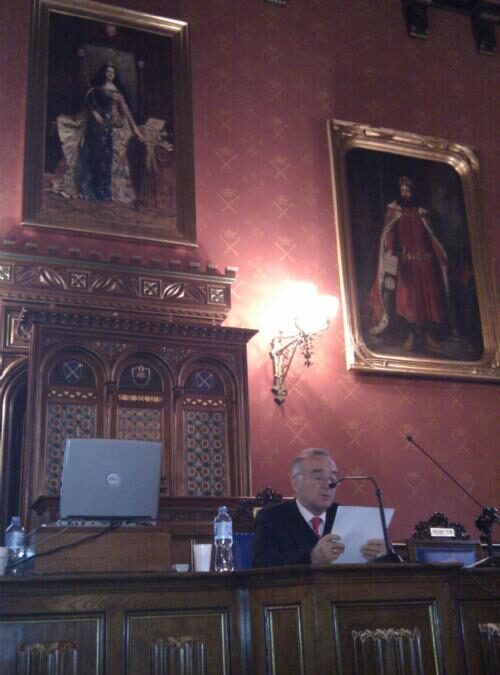 Claudio García Turza en la inauguración de la Cuarta Conferencia Internacional  Oriental Languages in Translation and Interpretation  de Cracovia (Polonia)