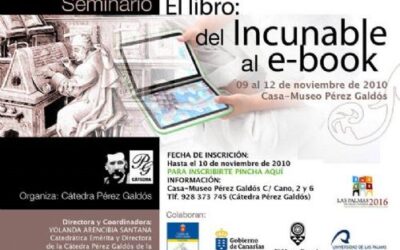 Cilengua participa en el Seminario «El libro: del incunable al e-book» en Las Palmas de Gran Canaria