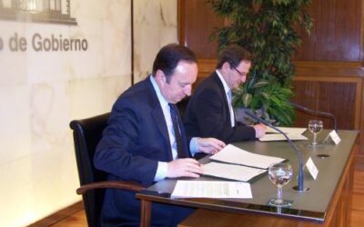 Pedro Sanz destaca el interés común por el español de Cilengua y la UR para desarrollar actividades en el Campus de Excelencia Internacional  Iberus