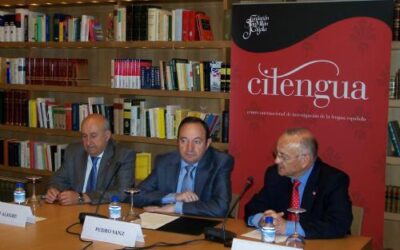 Pedro Sanz inaugura en Cilengua el simposio de traductores y consultores de  La Biblia de San Millán