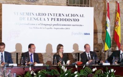 S.A.R. la Princesa de Asturias ha inaugurado hoy en San Millán el seminario internacional  El periodismo y el lenguaje políticamente correcto