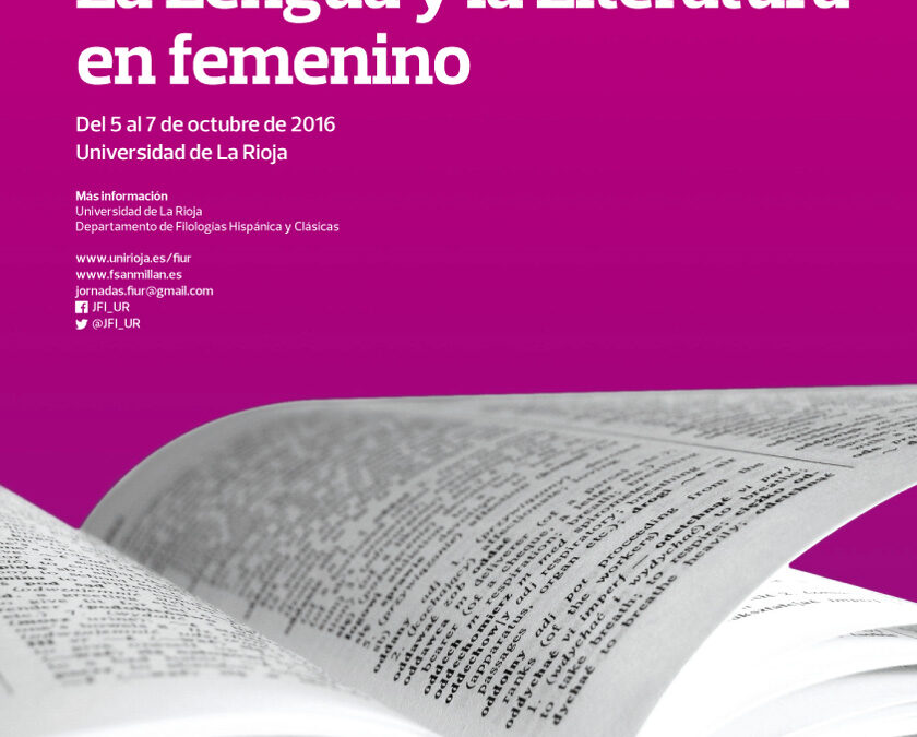 Cilengua y la UR organizan las II Jornadas Filológicas Internacionales del 5 al 7 de octubre