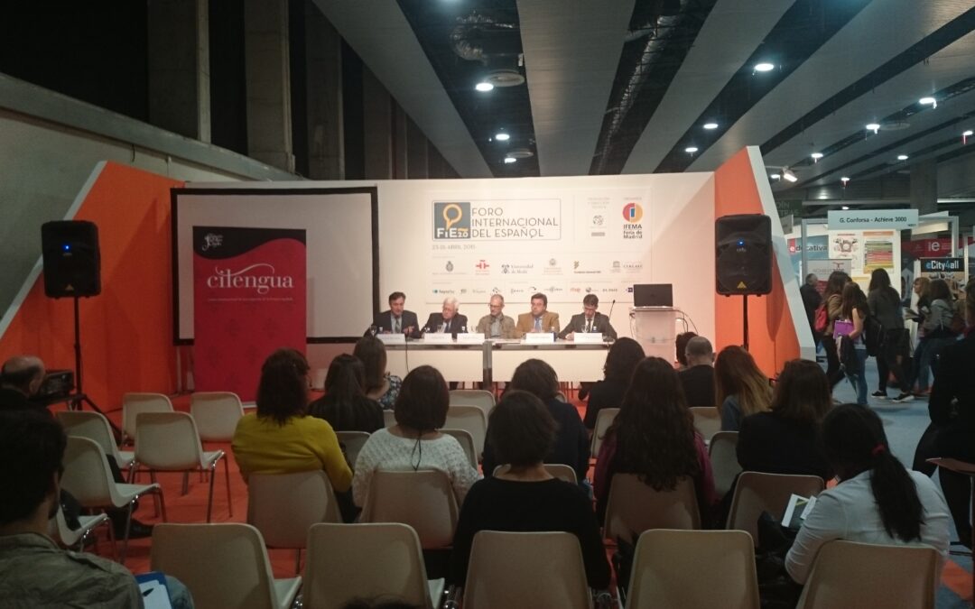 La Fundación San Millán de la Cogolla presenta en el Foro Internacional del Español FIE 2.0 los primeros volúmenes de su colección ‘Pensar en español’