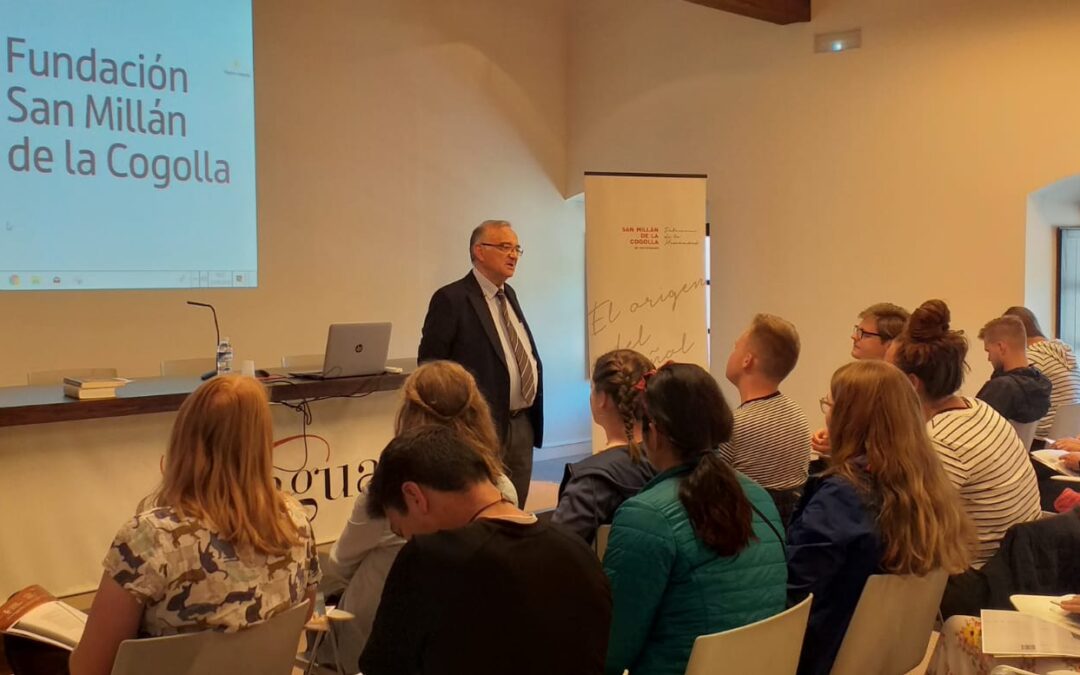 Estudiantes de la Brigham Young University (Estados Unidos) visitan San Millán de la Cogolla y realizan varias actividades en Cilengua