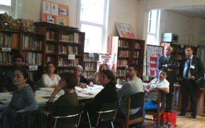 Abel Bayo ha participado hoy en los Talleres de Español organizados por la Consejería de Educación para el Reino Unido e Irlanda en Londres a los que la Fundación San Millán de la Cogolla acude como institución invitada