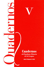 Cuadernos del Instituto Historia de la Lengua (2010), Nº5